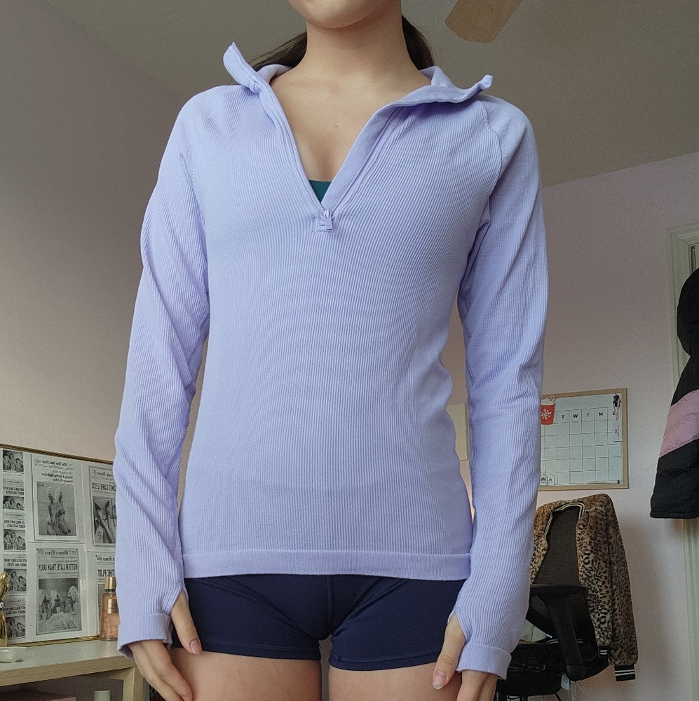 Purple workout define jacket